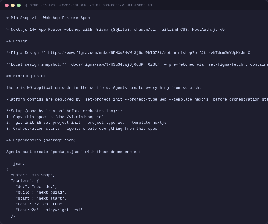 Markdown specification